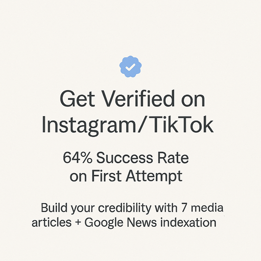 Verification on TikTok + Instagram